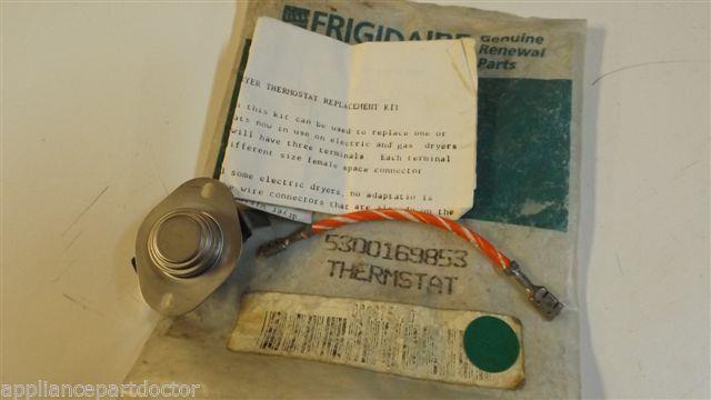 FRIGIDAIRE DRYER 5300169853 HIGH LIMIT THERMOSTAT NEW IN BAG FRIGIDAIRE DRYER 5300169853 HIGH LIMIT THERMOSTAT NEW IN BAG